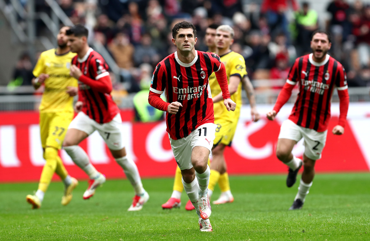 Christian Pulisic of AC Milan