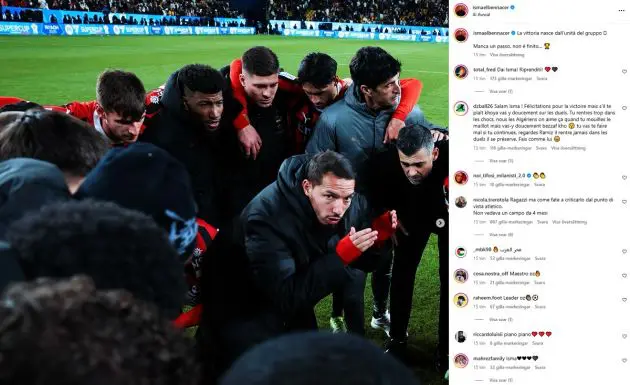 Bennacer reaction Juventus-Milan