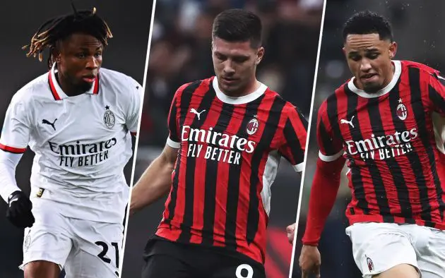 Chukwueze, Jovic and Okafor Milan