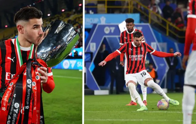 Theo Hernandez of AC Milan