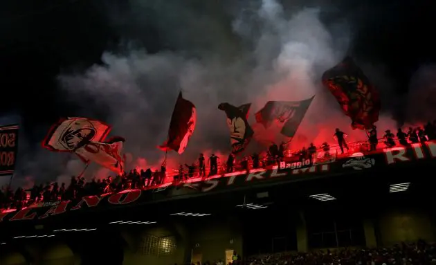 Milan fans Inter