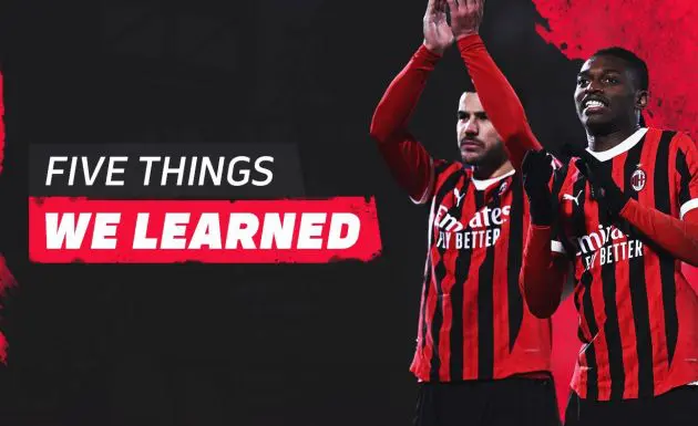 five things we learned como 1-2 ac milan
