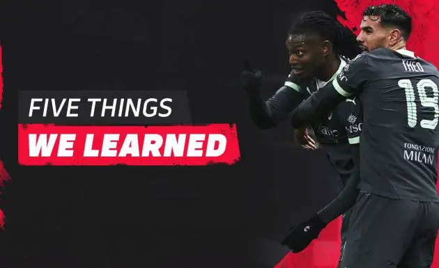 five things we learned ac milan 1-0 girona