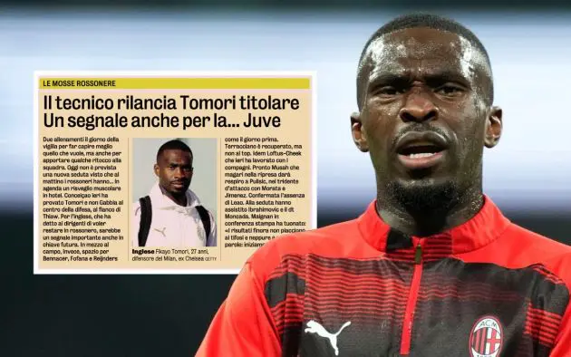 Fikayo Tomori centre-back of AC Milan