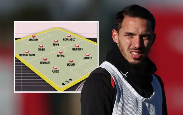 Ismael Bennacer of AC Milan