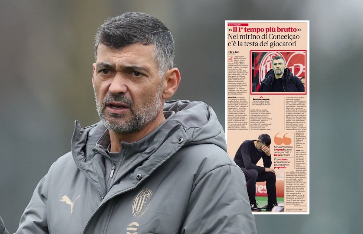 Head coach AC Milan Sergio Conceicao