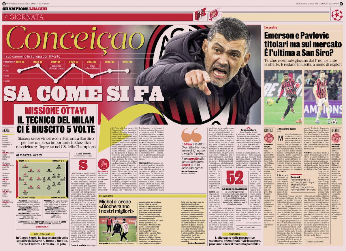 la gazzetta conceicao knows how