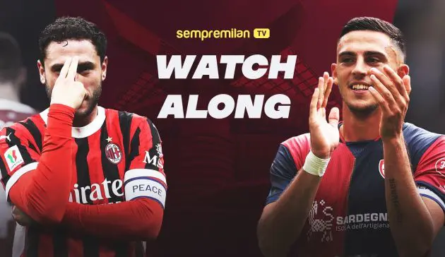 Milan-Cagliari watchalong 2025