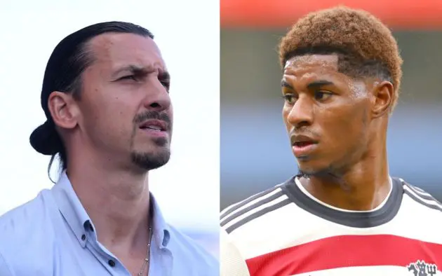 Zlatan Ibrahimovic marcus rashford