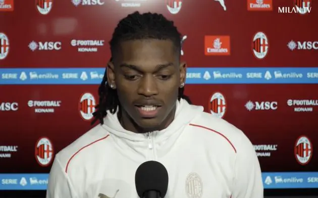 rafael leao milan tv cagliari
