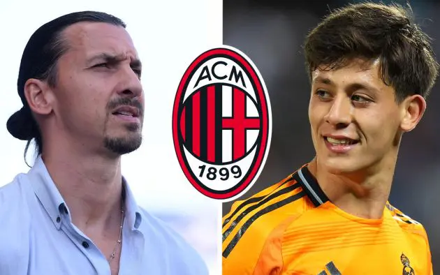 Arda Guler of Real Madrid Zlatan ibrahimovic