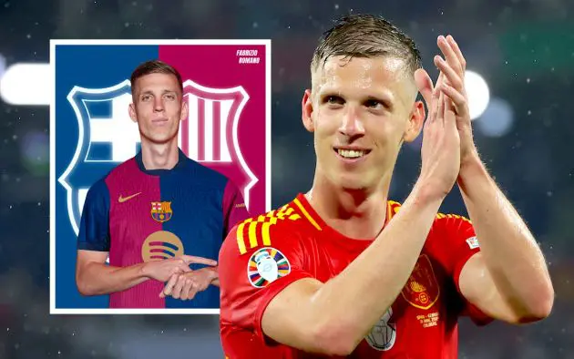 Dani Olmo of Spain