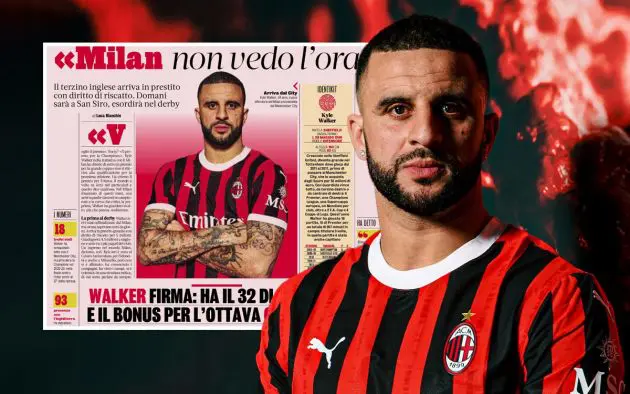 Walker Milan gazzetta bonus