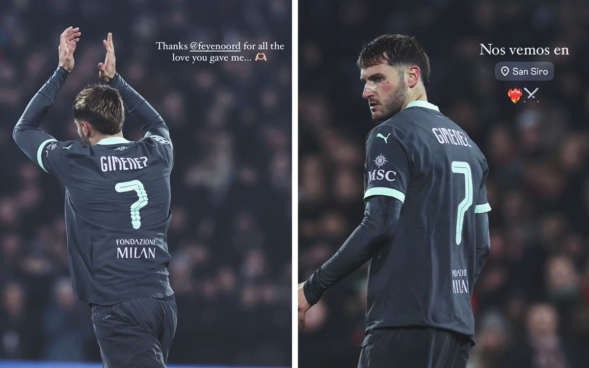 Gimenez Feyenoord messages