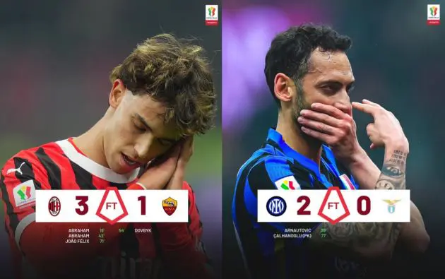 ac milan inter coppa semi-finals