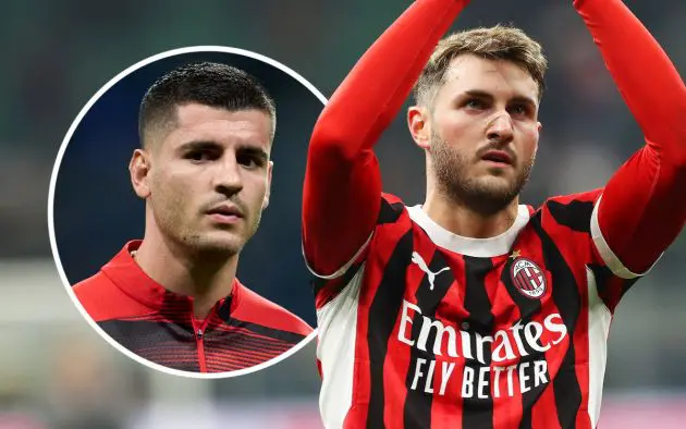 Santiago Gimenez of AC Milan morata