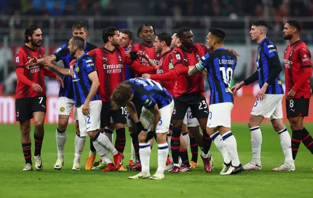 AC Milan vs. Inter brawl