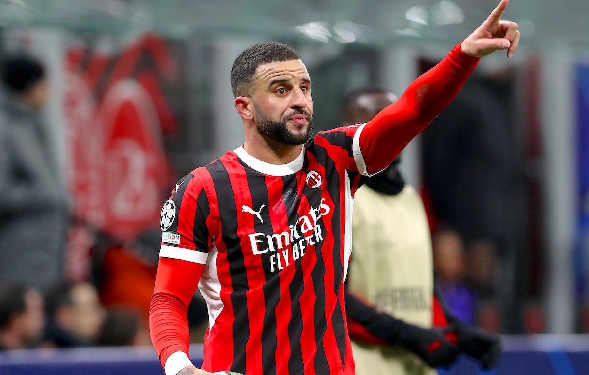 Kyle Walker of AC Milan