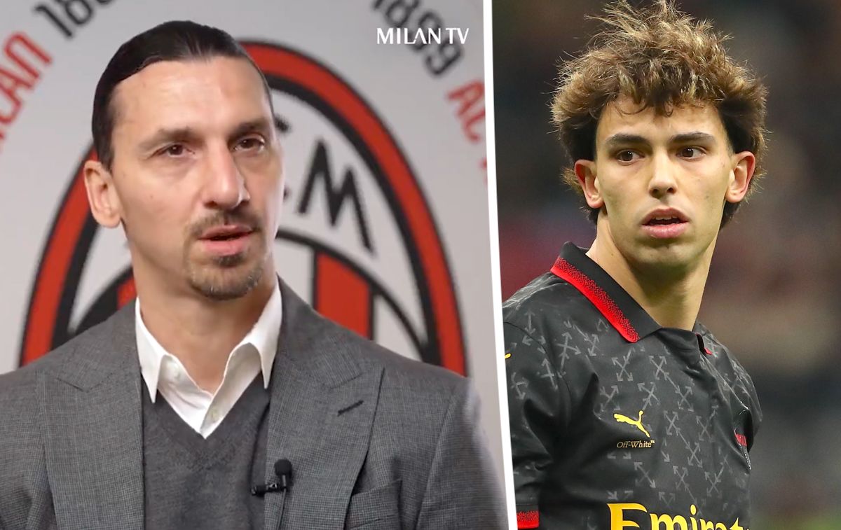 Joao Felix of AC Milan zlatan ibrahimovic
