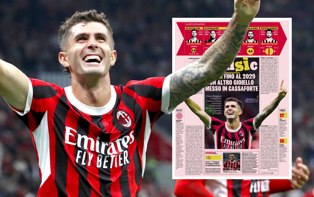 Christian Pulisic of AC Milan