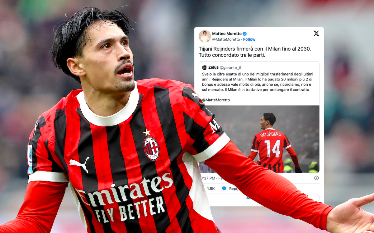 Tijjani Reijnders of AC Milan