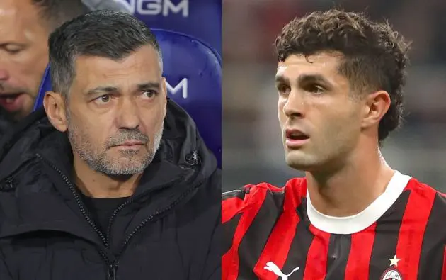 Christian Pulisic of AC Milan