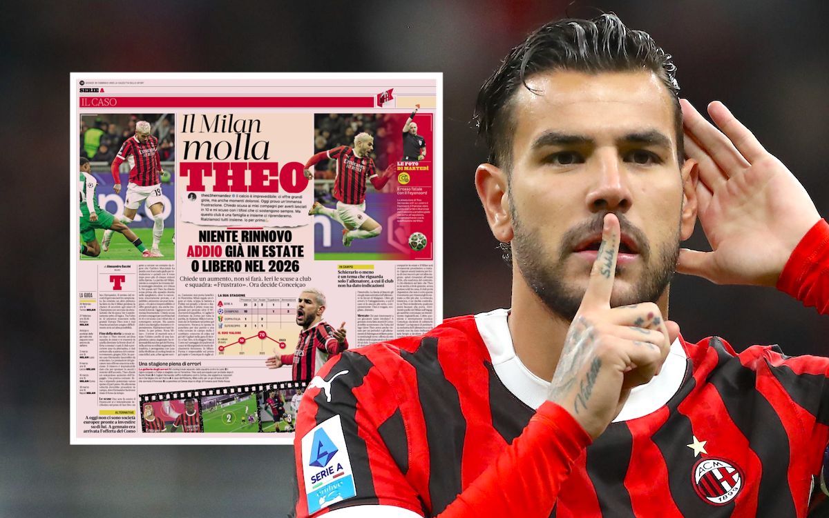 Theo Hernandez of AC Milan