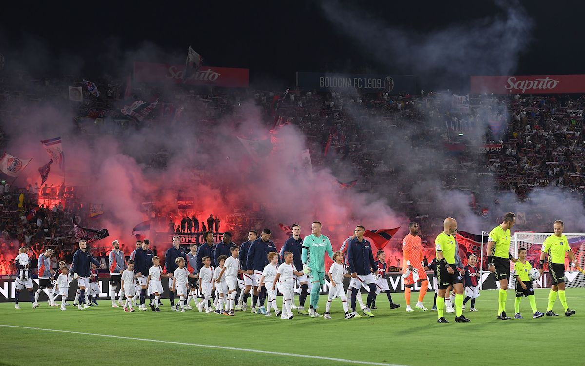 Bologna FC and AC Milan at Stadio Renato Dall'Ara