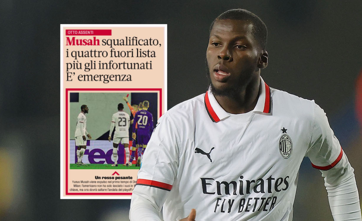 Yunus Musah of AC Milan