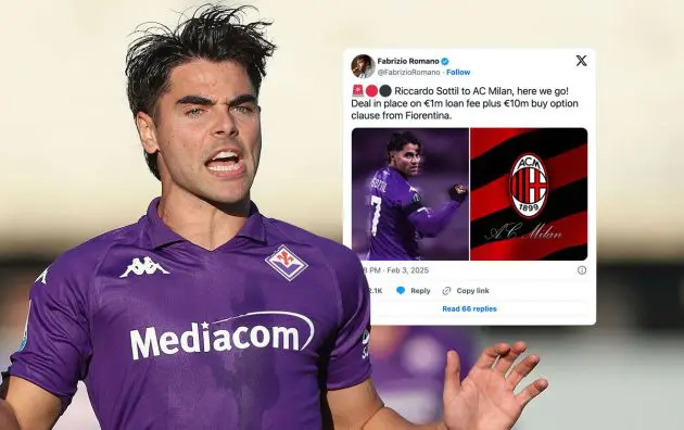 Riccardo Sottil of ACF Fiorentina