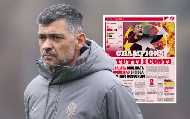 Head coach AC Milan Sergio Conceicao