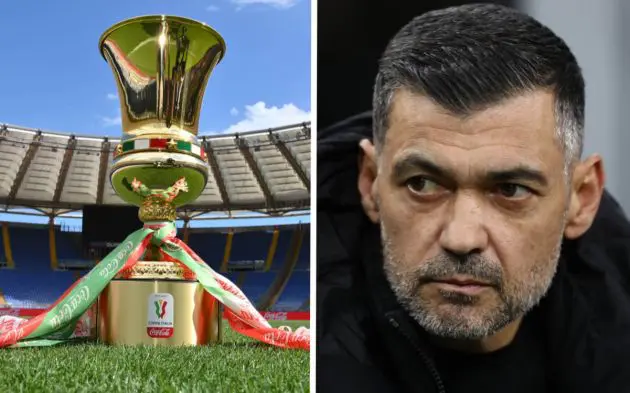 conceicao coppa italia trophy