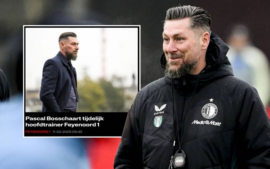 Official: Feyenoord name Pascal Bosschaart as interim head coach ahead of Milan game
