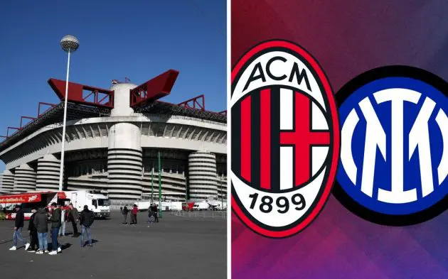 san siro ac milan inter outside