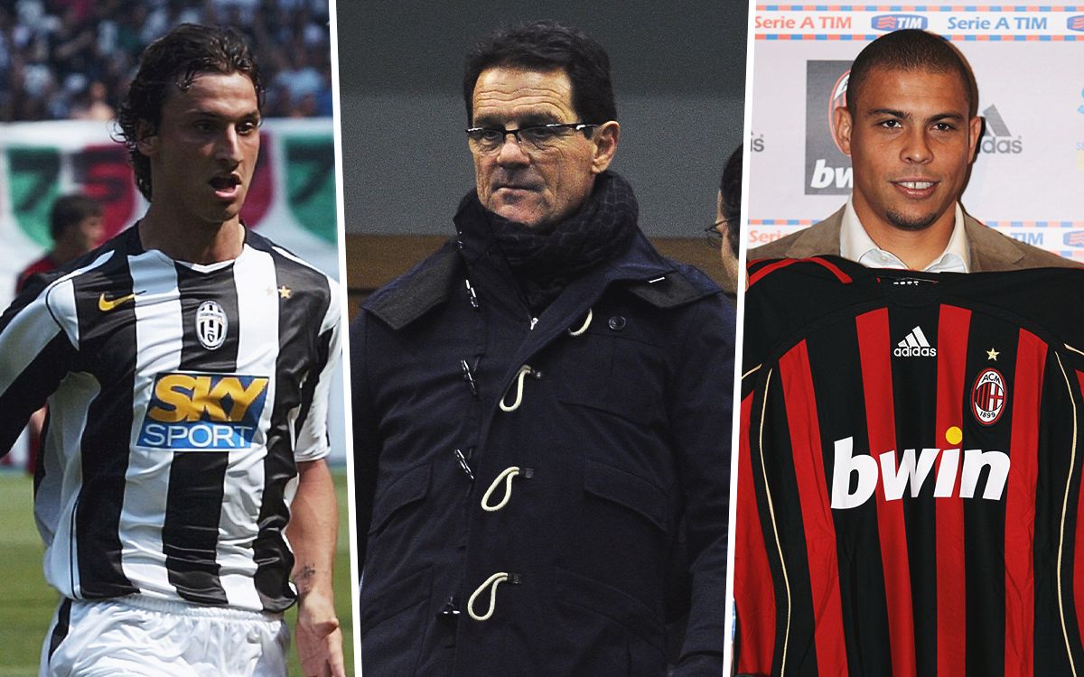 Capello Ibrahimovic Ronaldo
