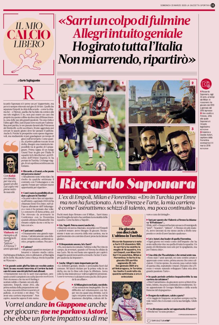 Gazza saponara interview