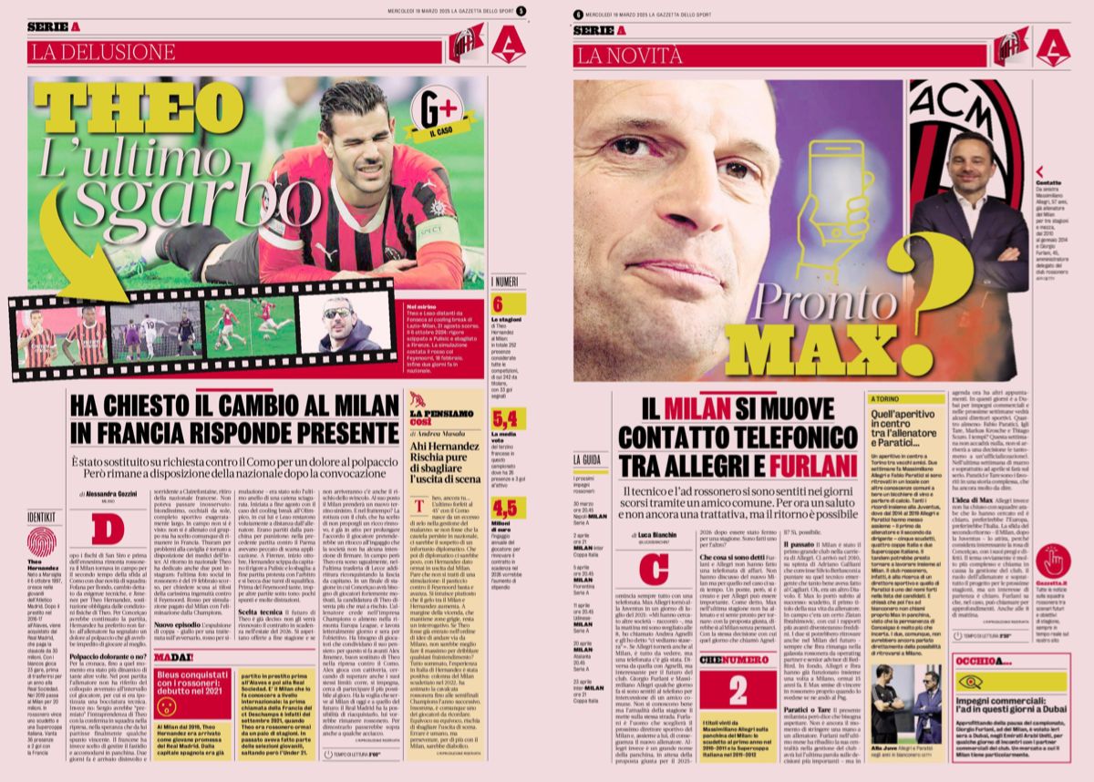 la gazzetta dello sport 19 march