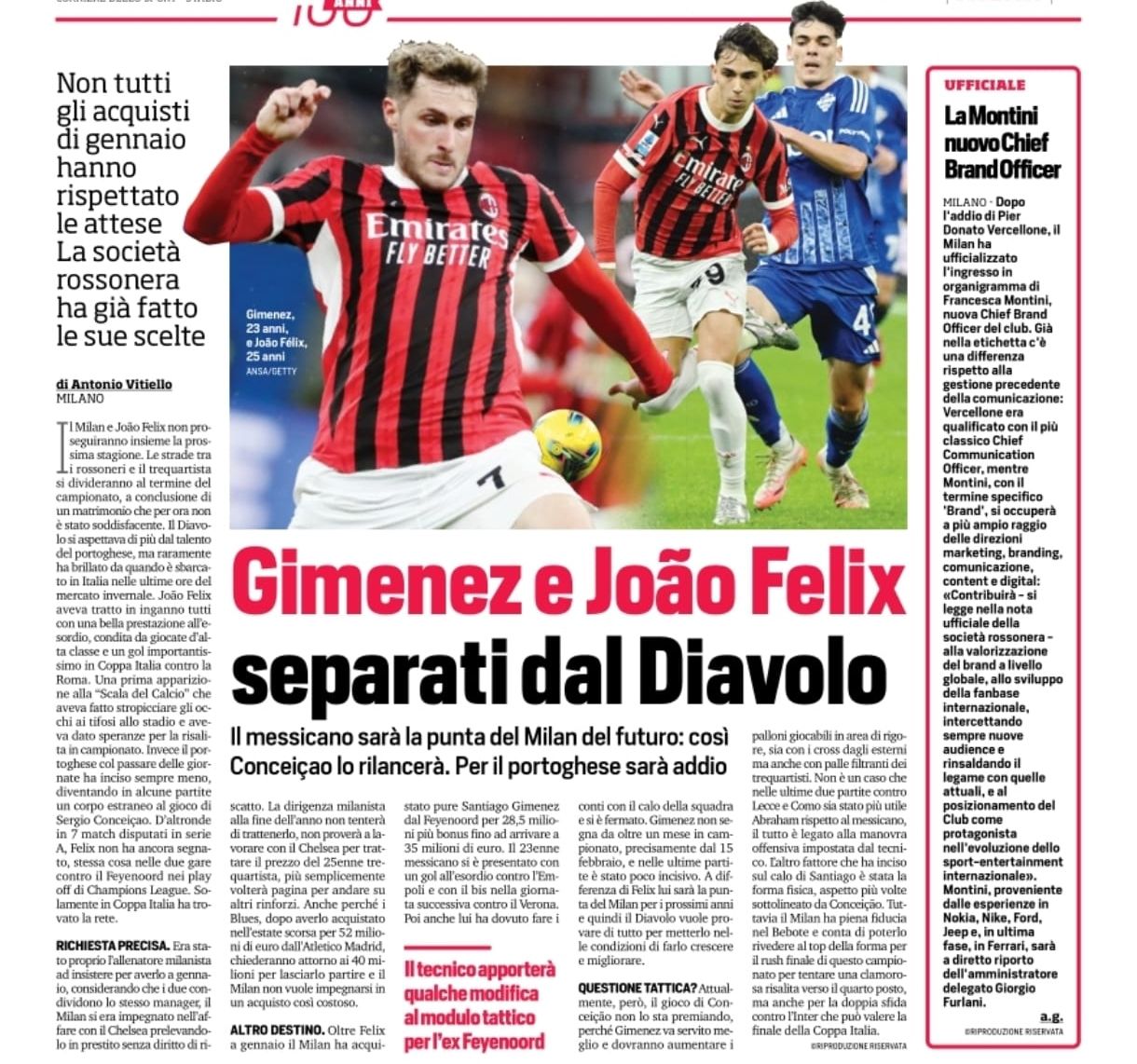 corriere dello sport 18 march
