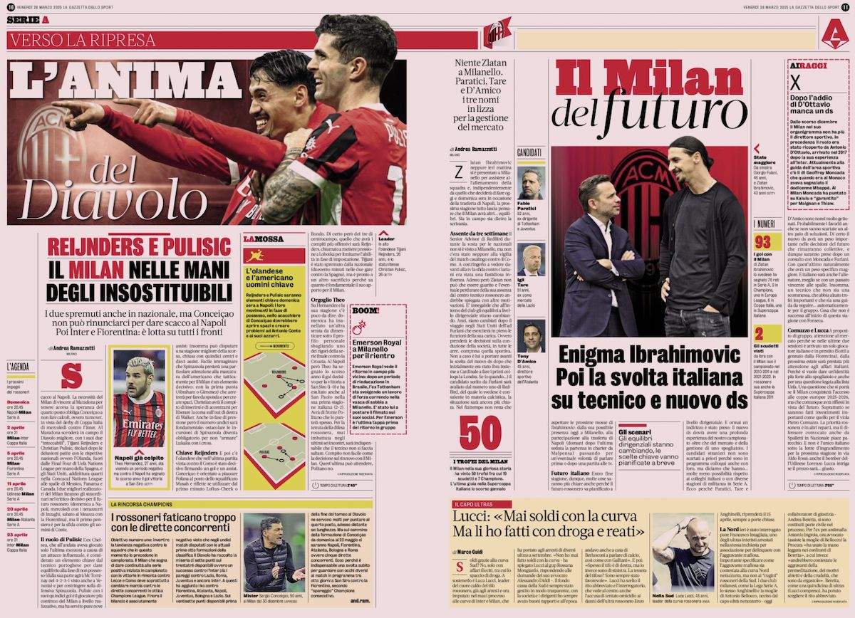 la gazzetta dello sport 28 March