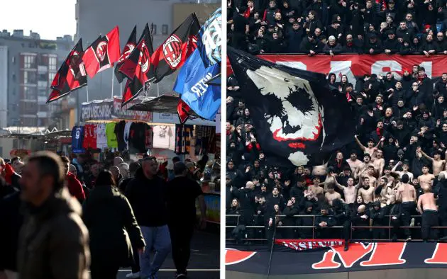 Fans of AC Milan