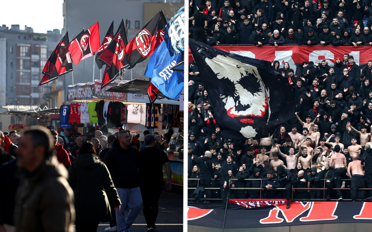 Fans of AC Milan
