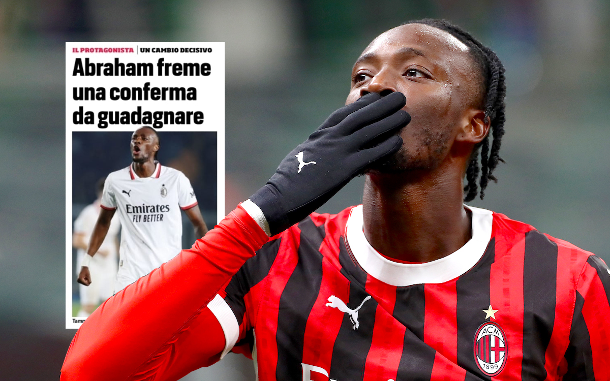 Tammy Abraham of AC Milan