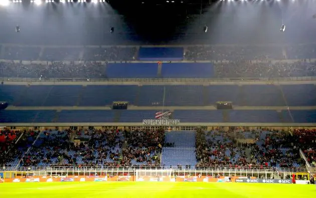 AC Milan fans protest