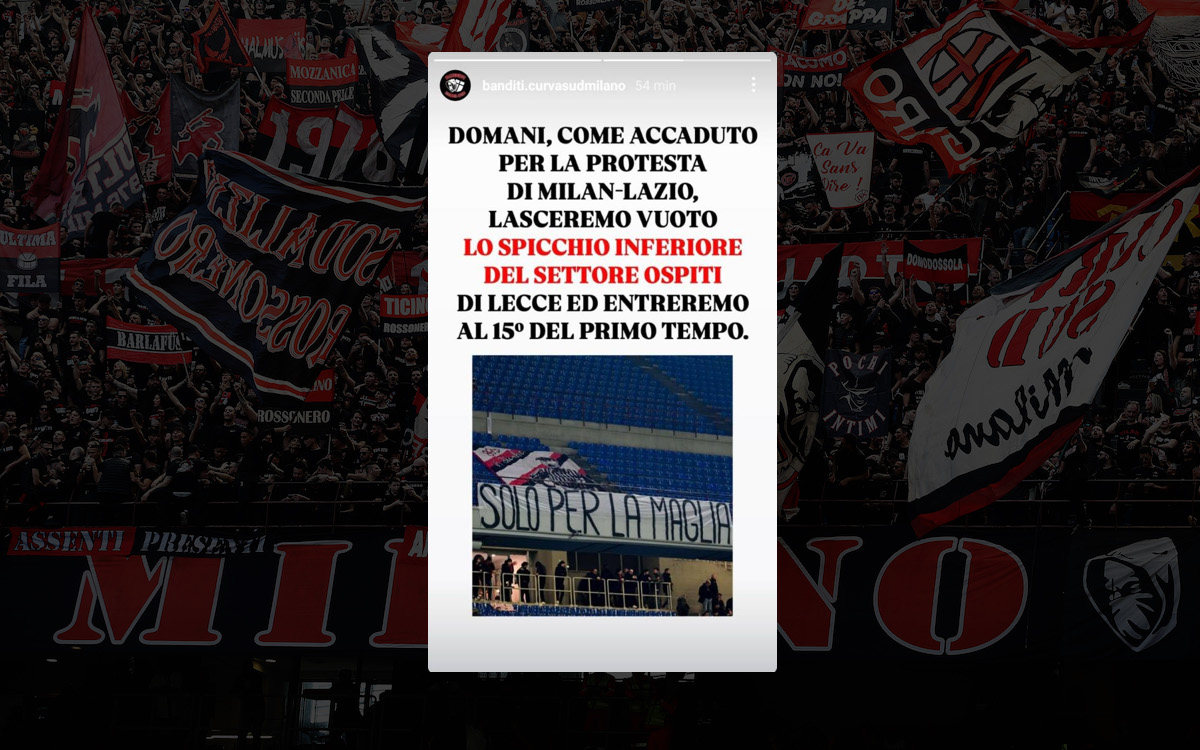 curva sud lecce statement