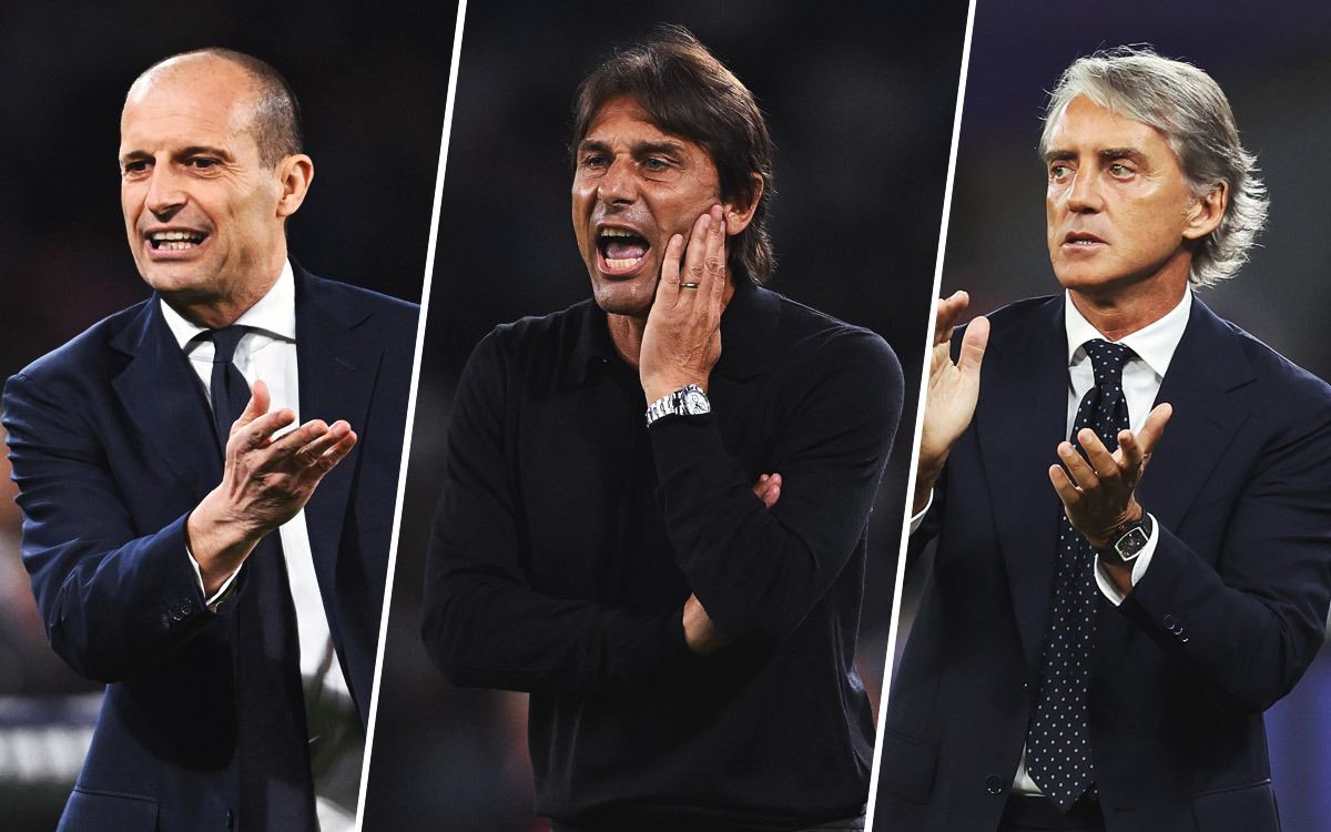 Allegri, Conte and Mancini