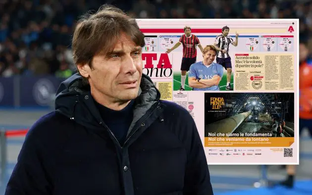 Conte gazzetta wanted milan juve