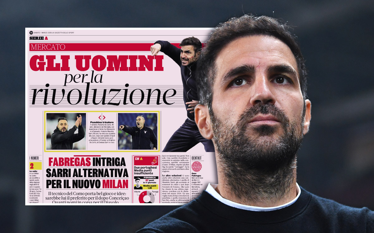 Fabregas gazzetta Milan