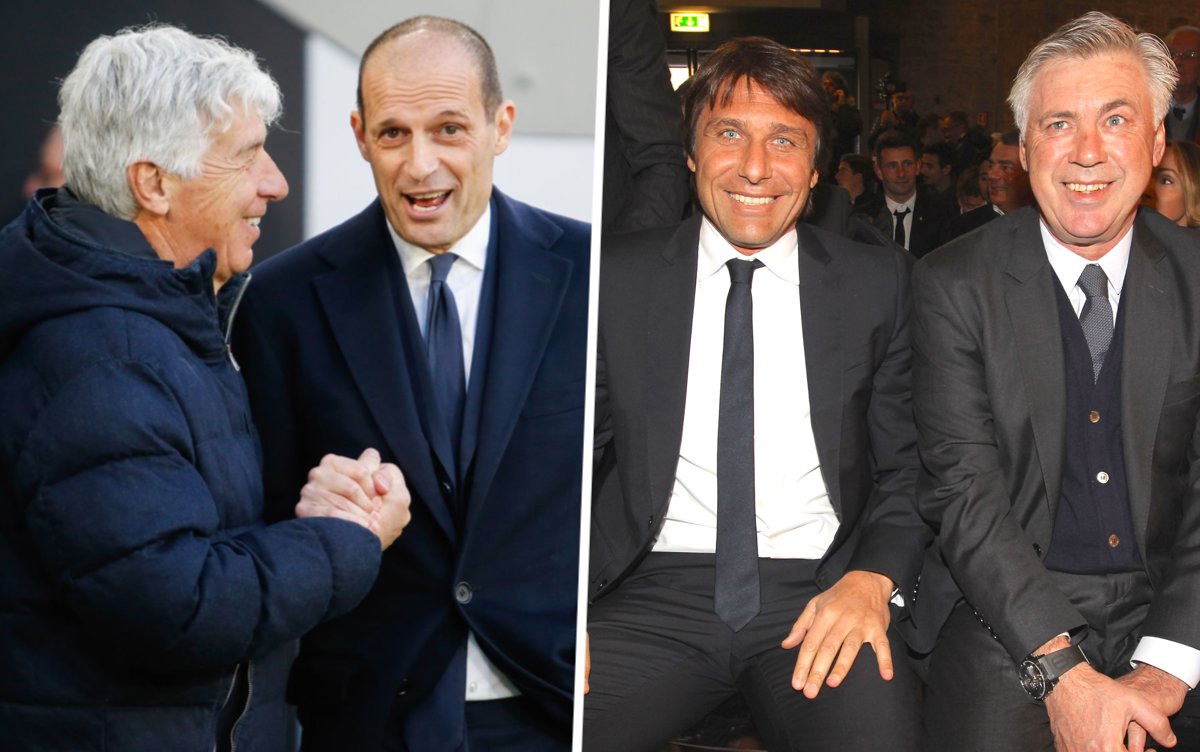 gasperini conte allegri ancelotti