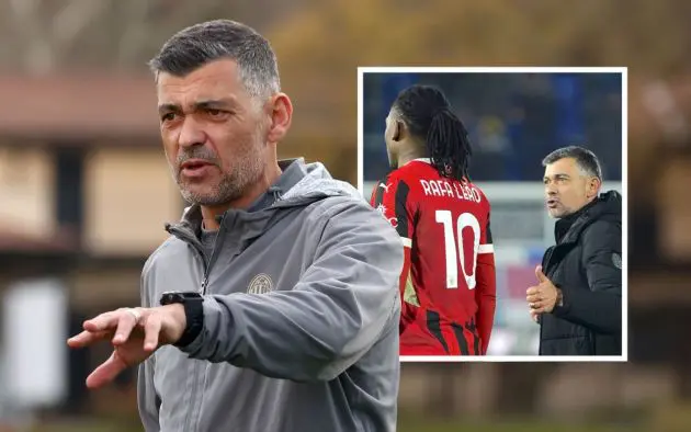 Sergio Conceicao Head coach of AC Milan leao