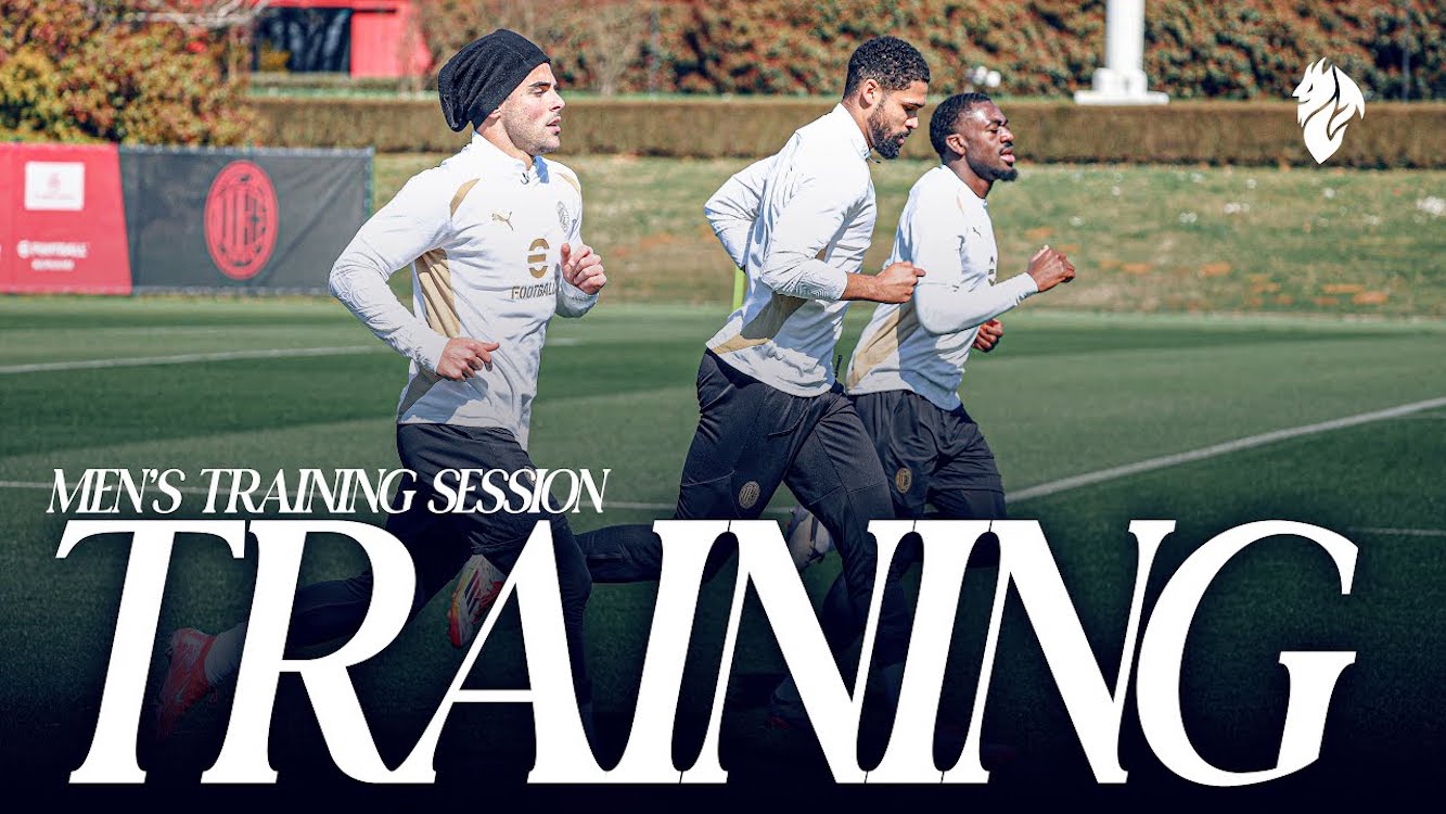 ac milan training 21 march